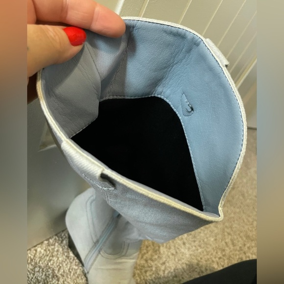 SheIn | Women’s Denim Western Boots – Light Blue Wash | Statement Boots - Picture 11 of 12